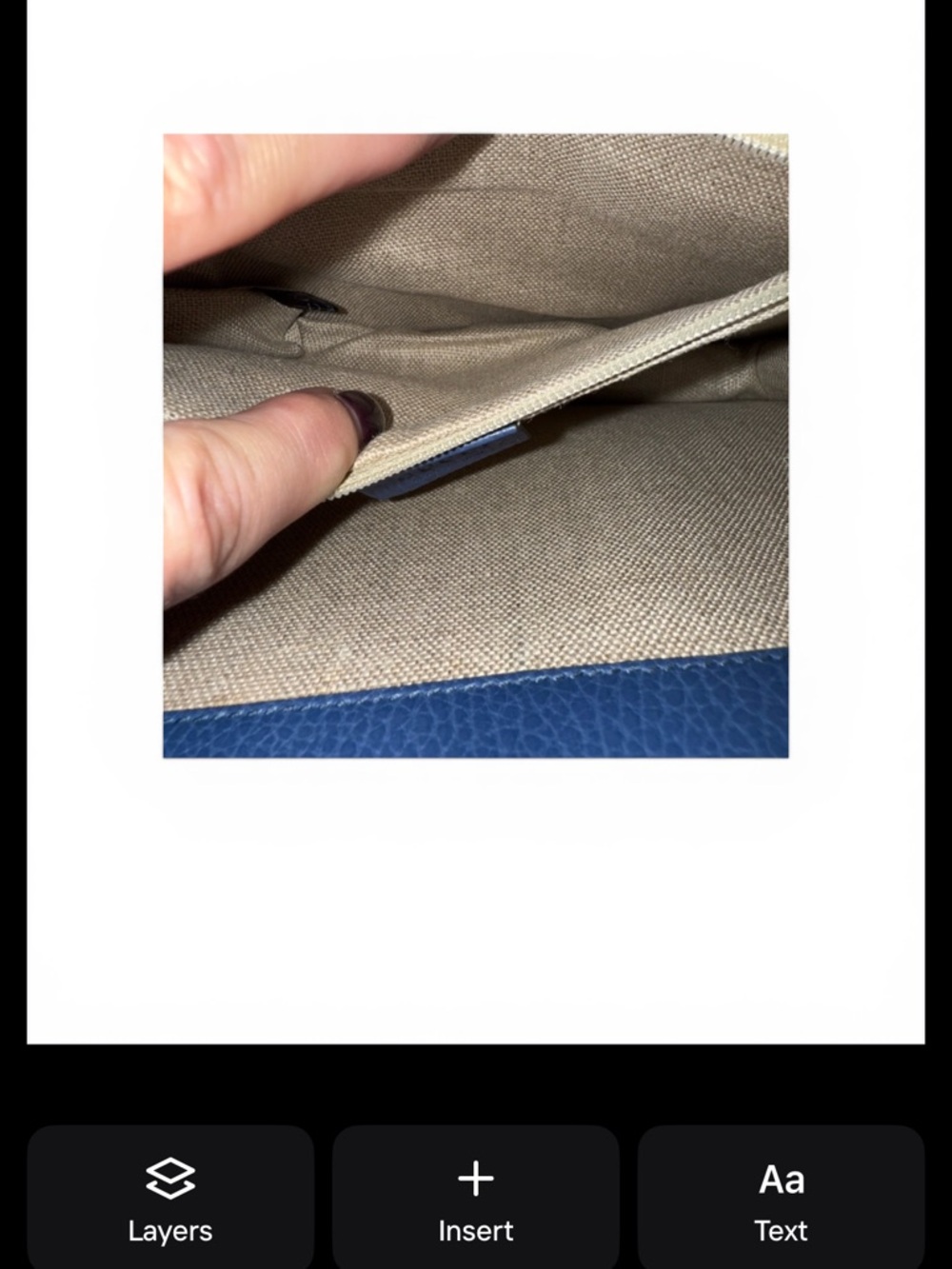 Gucci Authentic Calfskin  in Periwinkle Blue - Picture 7 of 8